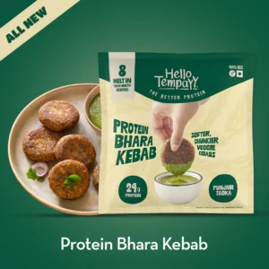 Hello Tempayy Veg Protein Bhara Kebabs