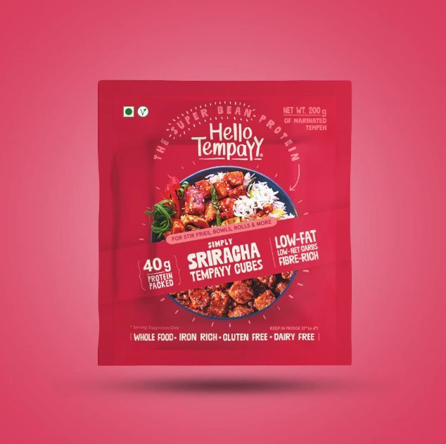 Simply Sriracha Tempeh Cubes
