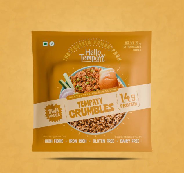 Tawa Masala Tempeh Crumbles