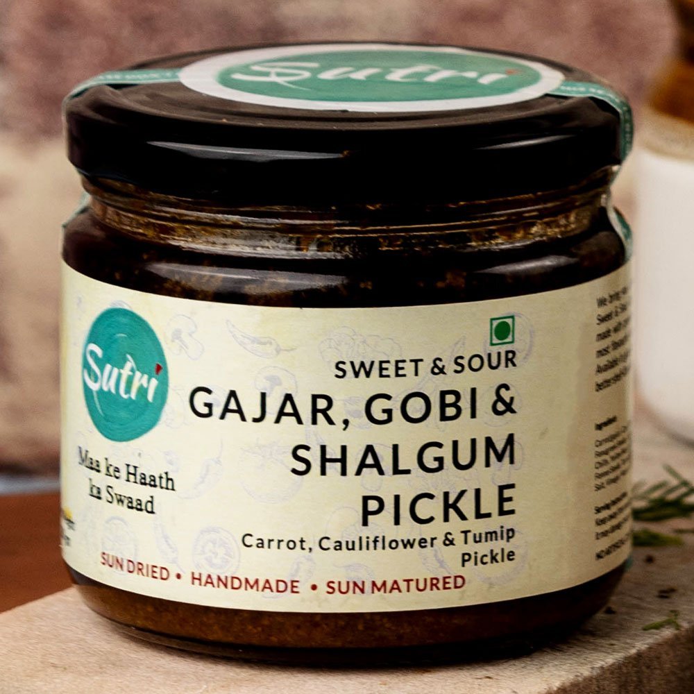 Sweet & Sour Gajar, Gobi & Shalgam Pickle